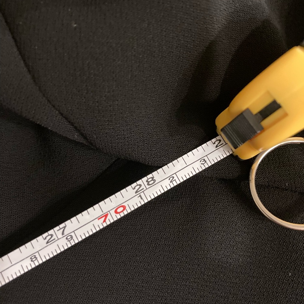 Talbots flat front black pants